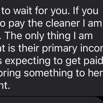 Oncemaid - Here's his own words stating he was ok with us not paying for the poor job that was done. - Home Cleaning Near Me Oncemaid - Here's his own words stating he was ok with us not paying for the poor job that was done. - Home Cleaning Near Me