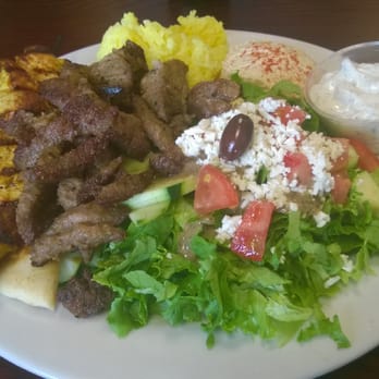 Greek Express - Combo plate (meat) - Mediterranean Near Me - Bellevue, Washington Greek Express - Combo plate (meat) - Mediterranean Near Me - Bellevue, Washington