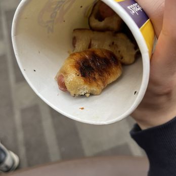 Wetzel's Pretzels - Dog bites- 10.79$, tax- 1.11$ (half eaten) - Pretzels Near Me - Pleasanton, California