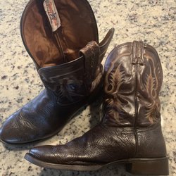 Harvey's Shoe Repair - Boots that were repaired.