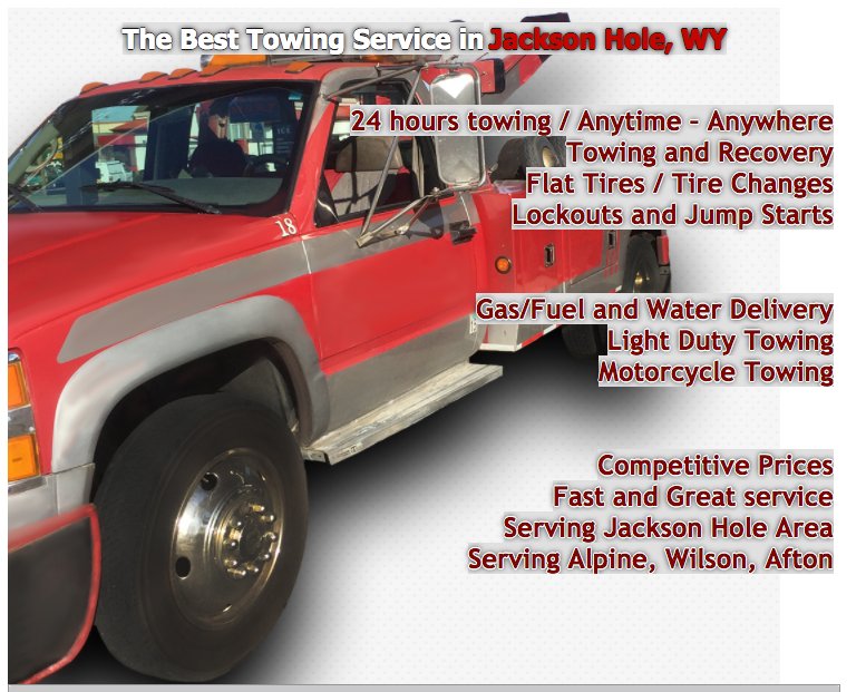 ROB’S TOWING Updated August 2024 Jackson, Wyoming Towing Phone