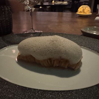 Citrin - Lobster Bolognese. We appreciate the foam technique but wish it had more lobster flavor - Cocktail Bars Near Me - Santa Monica, California