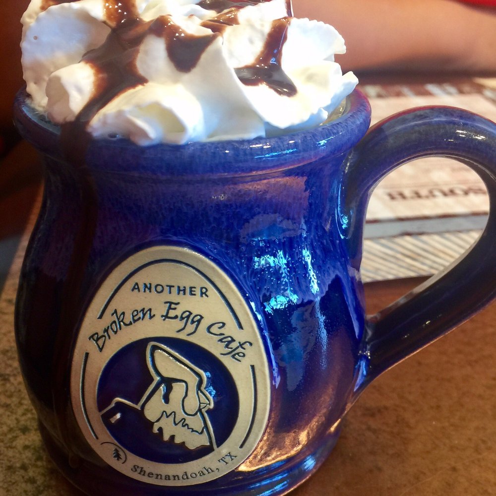 Another Broken Egg Cafe - The Hot Chocolate everyone is raving about - Breakfast & Brunch Near Me - Shenandoah, Texas Another Broken Egg Cafe - The Hot Chocolate everyone is raving about - Breakfast & Brunch Near Me - Shenandoah, Texas