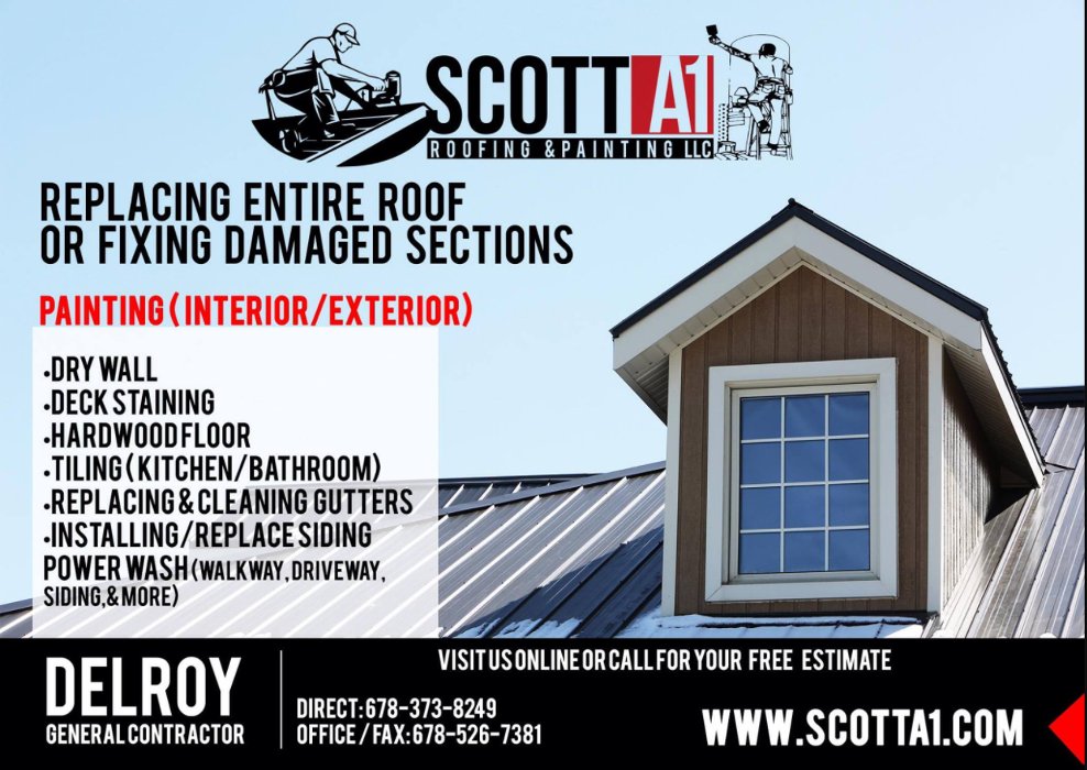SCOTT A1 ROOFING AND PAINTING Updated October 2024 11 Photos 5864