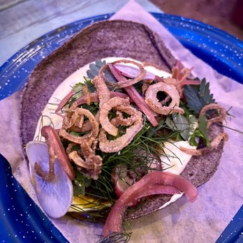 Nixta Taqueria - Lamb tostada - Mexican Near Me - Austin, Texas