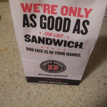 Jimmy John's - Just got my Jimmy John's delivery! - Sandwiches Near Me - Wylie, Texas Jimmy John's - Just got my Jimmy John's delivery! - Sandwiches Near Me - Wylie, Texas
