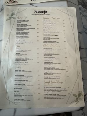 Menu photo 5 Ssaanjh Indian Brookline, MA