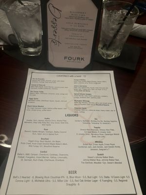 Menu photo 7 Fourk Hickory, NC