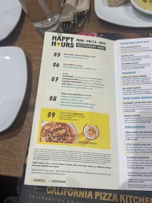 Menu photo 7 California Pizza Kitchen Arcadia, CA