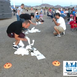 The Crew - The National Museum of Nuclear Science and History hires us to entertain and bring fun to their "Movies Under The Wings" events!