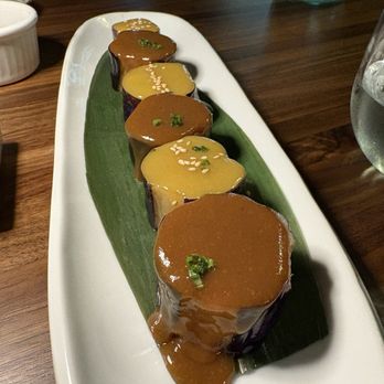Robata JINYA - Hollywood - Eggplant with Miso - Japanese Near Me - Los Angeles, California Robata JINYA - Hollywood - Eggplant with Miso - Japanese Near Me - Los Angeles, California