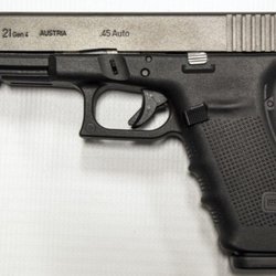 Cash Munny - A Glock 21 I bought. I use for conceal carry, great weapon. Always looking to buy a Glock.