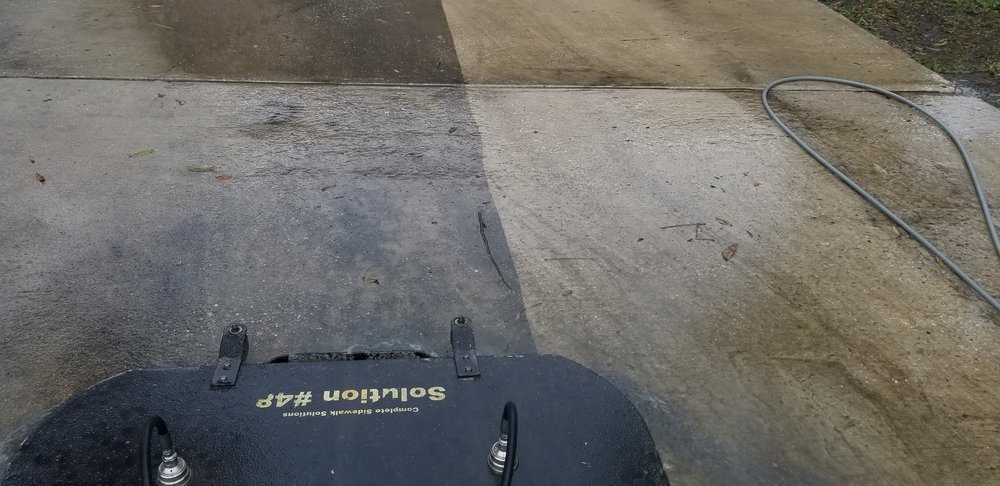 Slide of Action Plus Pressure Cleaning