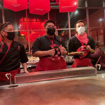 Benihana - Downey - Waiters singing happy birthday - Sushi Bars Near Me - Downey, California