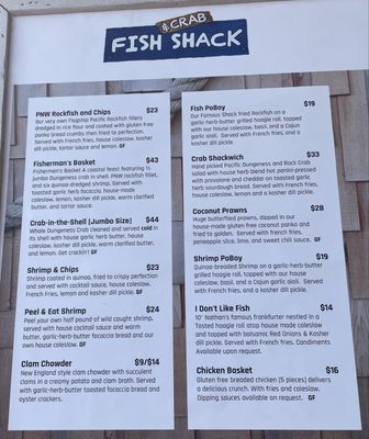 Menu photo 2 Fish and Crab Shack Port Angeles, WA Menu photo 2 Fish and Crab Shack Port Angeles, WA