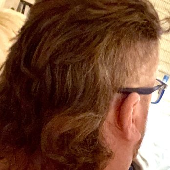 GQ Barbershop - Right side view. Layers should have been cut from top of my head down to middle back of my hair instead of this hacked mess. - Barbers Near Me - Orcutt, California GQ Barbershop - Right side view. Layers should have been cut from top of my head down to middle back of my hair instead of this hacked mess. - Barbers Near Me - Orcutt, California