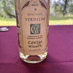 Cantiga Wineworks - Verdelho tasty white bold!