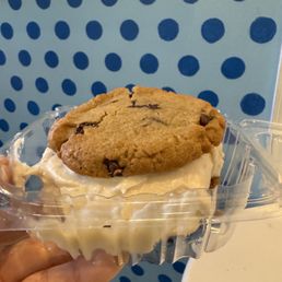 Strawberry ice cream sandwich. Strawberry ice cream sandwich.