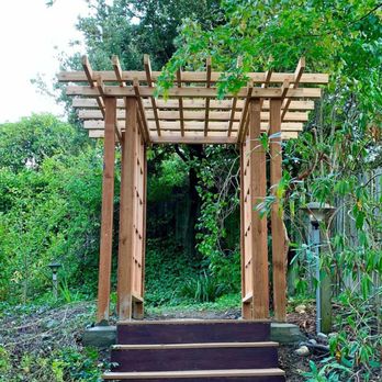 Agile Remodeling Handyman - Built this arbor with cedar and pressure-treated wood. - General Contractors Near Me - Kenmore, Washington Agile Remodeling Handyman - Built this arbor with cedar and pressure-treated wood. - General Contractors Near Me - Kenmore, Washington