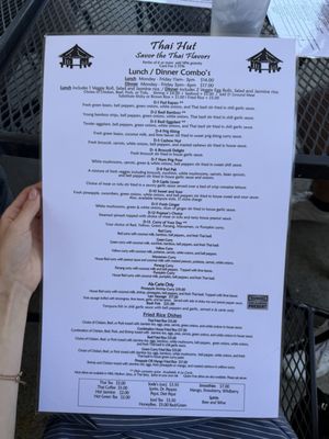 Menu photo 2 Thai Hut Redding, CA