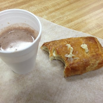 El Trebol Bakery - Cheese croissant and hot cocoa - Bakeries Near Me - Parlier, California