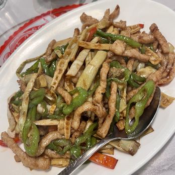 Nanjing Bistro - Shredded Pork in Hot Garlic Sauce /  鱼香肉丝 - Chinese Near Me - Fairfax, Virginia
