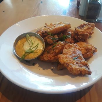 The Parish Cafe - Fried green tomatoes. - Cajun/Creole Near Me - Healdsburg, California