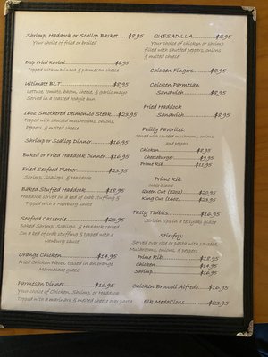 Menu photo 1 Cow Palace Derby, VT