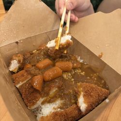 Koharu Japanese Cafe - Curry rice with chicken katsu.