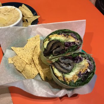 Raw Addiction Plus - Grilled Portabella mushroom wrap with avocado added - Vegan Near Me - Pembroke Pines, Florida Raw Addiction Plus - Grilled Portabella mushroom wrap with avocado added - Vegan Near Me - Pembroke Pines, Florida