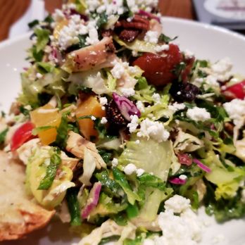 Maplewood Kitchen and Bar - Chopped Salad with Pulled Roteserie Chicken ($18) - Breakfast & Brunch Near Me - Cincinnati, Ohio Maplewood Kitchen and Bar - Chopped Salad with Pulled Roteserie Chicken ($18) - Breakfast & Brunch Near Me - Cincinnati, Ohio