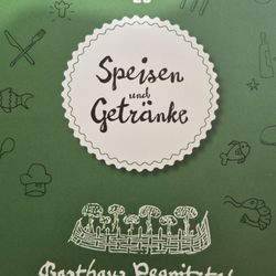 Gasthaus Pegnitztal - Menu cover