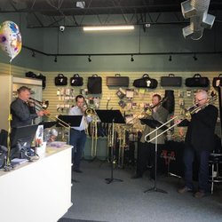 Johnstonbaugh's Music Center - The Pittsburgh Trombone Project playing at our store!