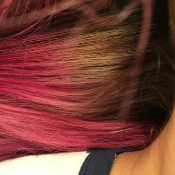 Alcheme Salon - Loved the pink, but application was a bit sloppy. Took a second visit to fix. Still had one spot after - Hair Salons Near Me - San Francisco, California Alcheme Salon - Loved the pink, but application was a bit sloppy. Took a second visit to fix. Still had one spot after - Hair Salons Near Me - San Francisco, California