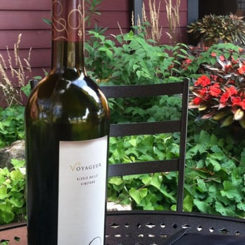 Alexis Bailly Vineyard Inc - One of their better reds on the front patio. - Wineries Near Me - Hastings, Minnesota