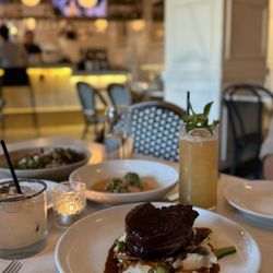 American Brass - Steak Filet Mignon and Potatoes