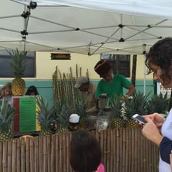 Legion Park Farmers Market - Fresh juice and coconut water straight from the coconut!