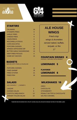 Menu photo 4 604 Ale House Schofield Barracks, HI