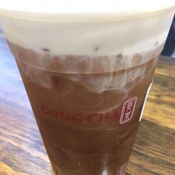 Gong Cha - Black tea with milk foam - Bubble Tea Near Me - Flushing, New York Gong Cha - Black tea with milk foam - Bubble Tea Near Me - Flushing, New York