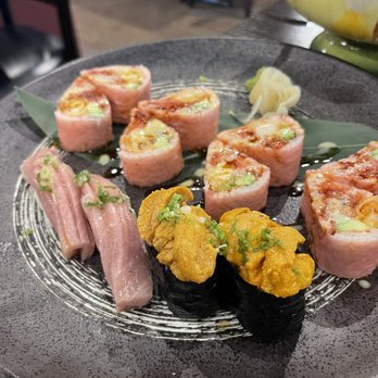 Mido Sushi Bistro & Bar - Toro Uni and the sweetheart roll - Sushi Bars Near Me - Norwich, Connecticut Mido Sushi Bistro & Bar - Toro Uni and the sweetheart roll - Sushi Bars Near Me - Norwich, Connecticut