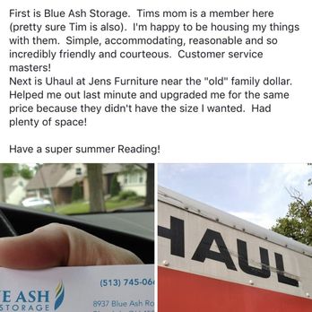 Bearcat Storage - Blue Ash - I saw this on a closed community group this morning and wanted to share it. - Self Storage Near Me - Cincinnati, Ohio