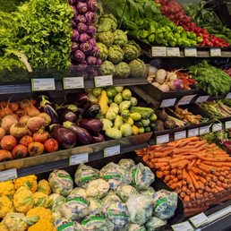 Chilled produce section Chilled produce section