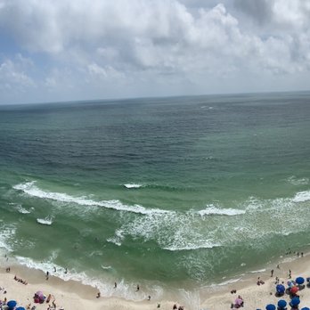 Splash Resort - Panorama from the balcony at E1404 - Resorts Near Me - Panama City Beach, Florida Splash Resort - Panorama from the balcony at E1404 - Resorts Near Me - Panama City Beach, Florida
