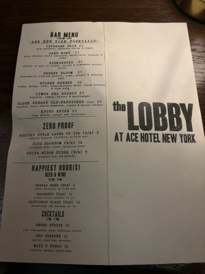 The Lobby Bar at Ace Hotel New York by null