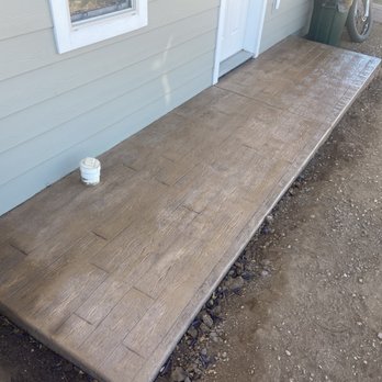 H1 Concrete services - Back stamped stoop - Masonry/Concrete Near Me H1 Concrete services - Back stamped stoop - Masonry/Concrete Near Me