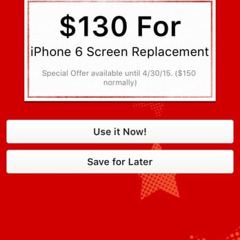 iDenver Repairs - iDenver Repairs - $130 Yelp coupon when you check in for iPhone 6 screen replacement - Mobile Phone Repair Near Me - Denver, Colorado iDenver Repairs - iDenver Repairs - $130 Yelp coupon when you check in for iPhone 6 screen replacement - Mobile Phone Repair Near Me - Denver, Colorado