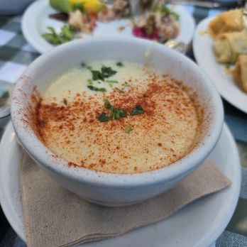 La Mediterranee - Avgolemomo Soup, traditional Greek chicken & lemon soup - Middle Eastern Near Me - San Francisco, California La Mediterranee - Avgolemomo Soup, traditional Greek chicken & lemon soup - Middle Eastern Near Me - San Francisco, California