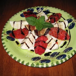 Trattoria Pane e Vino - Fico d'India con Bufala, Fichi e Crema di Balsamico