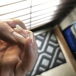 Noelia' Nail & Waxing - Left previous polish under gel