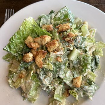 Babbo's Spaghetteria - Lunch small Caesar with a few nibbles missing - Italian Near Me - Chesterfield, Missouri Babbo's Spaghetteria - Lunch small Caesar with a few nibbles missing - Italian Near Me - Chesterfield, Missouri